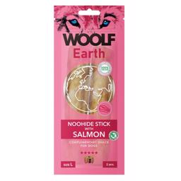 Woolf Earth NooHide Sticks Laks Naturlige Tyggeben LARGE 2stk